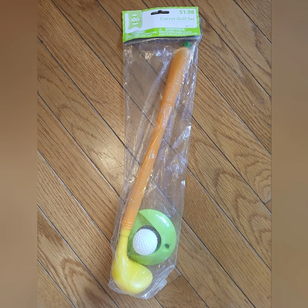 Kids' Carrot Golf Set For Easter Basket